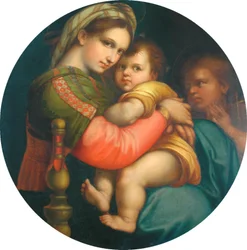 Copia de Madonna y Niño (Madonna della Sedia)